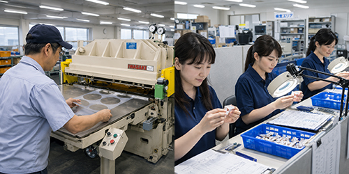 製造部門の作業イメージ